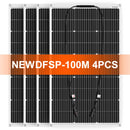 DOKIO 100W 200W 400W flexible solar panel monocrystalline silicon made in China 18V solar panel suitable for RV camping