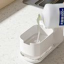 The Cascade | Countertop Soap Dispenser, Sponge & Towel Caddy