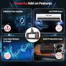 FOXWELL NT604 Elite OBD2 汽车扫描仪 ABS SRS 发动机变速箱代码读取器 OBD 2 实时数据汽车诊断工具免费更新