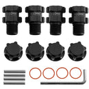 4PCS Wheel Hex Hubs Adapter 14mm to 17mm 10mm Widen for Arrma 1/10 3S Granite Mega Senton NEW BIGROCK Typhon - Off-Road RC Car