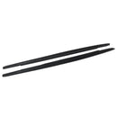 MagicKit  2PCS Bumper Lip Splitter Side Skirts For BMW 5 Series G30/G31 2017-2019 M Sport Gloss Black