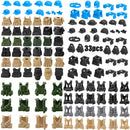WW2 Military Building Blocks Mini Bricks Solider Figures Gifts Weapon Equipment Accessories USA Greman Vests Armor Toys For Kids