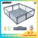 2026 Baby Playpens Light Gray Corralito for Baby Playground with Pull Ring Child Safety Barrier Fence Ball Box Game Playpen
