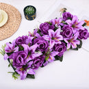 Simulated Rose Arch Decoration Simulated Lily Flower Wall Wedding Flower Wall Wedding Supplies Background Wall