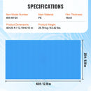 SucceBuy Solar Pool Cover Rectangle Solar Blanket for Pools Inground Above Ground Swimming Pool Solar Cover 12 mil Solar Covers