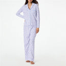 Roller Rabbit Monkey Pajamas Preppy Pjs Cute Pj Pants Sets For Women Y2k Long Sleeve Pajamas Set 2 Piece Loungewear