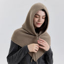 The Arctic Mantle | Hand-Knitted Winter Balaclava with Merino-Blend Insulation
