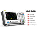 FNIRSI 1014D Portable Digital Oscilloscope Osciloscopio Digital Multimeter 100MHz*2 2 In 1 Dual Channel Input Signal Generator