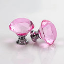 30mm Diamond Shape Design Crystal Glass Knobs Cupboard Pulls Drawer Knobs Kitchen Cabinet Handles Furniture Handle Hardware