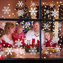 2025 New year Merry Christmas wall Window Stickers Elk Santa Claus Window Clings Decal Christmas Decoration For Home Navidad