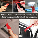 19Pcs Car Door Trim Panel Removal Install Tool Kit Molding Pry Interior Clip Set
