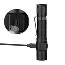 Trustfire T10R 战术LED手电筒 1800流明 强力Type-C USB充电 18650手电筒 高功率双开关