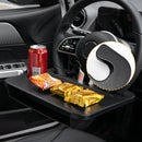 Multifunctional Car Steering Wheel Tray With Car Gap Organizer Work Computer Desk Drink Coffee Stand Food Laptop Holder Interior