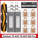 ECOVACS Deebot T8 AIVI T9 AIVI N8 Pro AIVI N9 N10 N10 Plus Accessories Main brush, side brush, filter, dust bag,Hepa Filter
