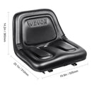 SucceBuy Universal Forklift Seat Fold Down Tractor Seat with Adjustable Angle Back and Micro Switch Comfortable Forklift Seat