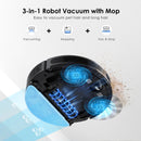 Lubluelu SL60 Plus 扫地机器人，60天免手洗自动集尘，4500pa 吸拖一体机 3 合 1 机器人吸尘器