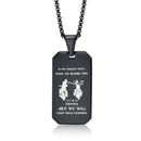 Waterproof Stainless Steel Dog Tag Necklaces for Men BFF Jewelry,Free Custom Birthday Graduation Father's Day Gifts to Him