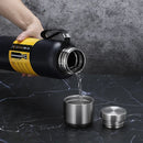 500/1000/1500ml Thermos Cup Stainless Steel Large Capacity Sports Water Bottle Vacuum Flask Portable Insulated Tumbler with Rope