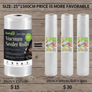 SaengQ Kitchen Food Vacuum Sealer Bag Sous Vide Storage Bags For Vacuum Packaging 12/15/20/25/30cm*1500cm/Rolls