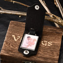 Personalized Photo Picture Leather Keychain, Free Engrave Text Image On Keyring, Customizable Chains for Husband Dad Gift
