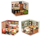 Rolife DIY Miniature 3D Wooden Puzzle Kit with LED Light | Creative Craft Store Model