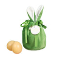 1pc Velvet Easter Bags Cute Bunny Gift Packing Bags Dropshipping Rabbit Chocolate Candy Wedding Birthday Party Decoration 2025