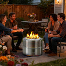The Ember Forge | 19-Inch 304 Stainless Steel Smokeless Fire Pit