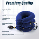 Inflatable Cervical Retractor Neck Massager Air Cervical Traction Neck Stretching Brace Soft Neck Cervical Collar Pillow