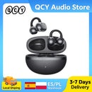QCY Crossky C50 Clip On Earbuds Open Ear Wireless Bluetooth 6.0 Headphones 35H Playtime Earphones Comfortable for Fitness IPX5
