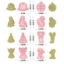 Multiple Sets DIY Cake Decorating Tools Christmas Cookie Cutters Cartoon Biscuit Mould DIY Fondant Mold Baking Tools for Kitchen