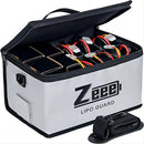 Zeee Lipo Safe Bag Battery Fireproof Bag Large Capacity Pouch for Storage Guard Charging 10 Cell Adjustable Battery Safe Bag