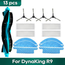 Fit For DynaKing R9 다이나킹 R9 Robotic Vacuum Cleaner Main Side Brush Hepa Filter Mop Rag Replacement Spare Parts Accessories