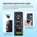 Meian Dual-beam Infrared Sensor, 100M Wired Barrier Detector, Infrared Beam Detector, 8 Frequency Conversion, Digital Display