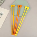 2Pcs 31.0*2.0cm Percussion Drum Sticks Mallets Drumsticks Adults Kids Stick Mallet Plastic Musical Instrument Children's Toys
