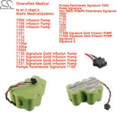 Cameron Sino医用电池，适用于Alaris Medicalsystems 7101 7201 7132 7232 7100e 7200e 7200f 7130 Signature Gold输液泵