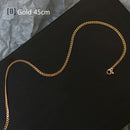 RHYSONG 45 50 60cm Base Necklace Stainless Steel Jewelry For Women Handmade O Lip Snake Chain Matching Collares Para Mujer 2021