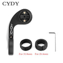 Cydy Mount 适用于 Garmin Edge 130 200 520 820 Bryton Rider 330 420 530 860 Wahoo 山地公路自行车 GPS 自行车码表支架