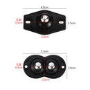 4Pcs Furniture Casters Wheels Heavy Duty Ball Pulley Self Adhesive Stainless Steel 360° Rotation Universal Wheel Load 20/200Kg