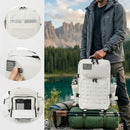45L Tactical Backpack For Men With MOLLE Webbing System Outdoor Survival Gym Fitness Hiking Camping Backpack Dual Cup Holders Large Capacity Rucksack For Wilderness Trip Travel Daily Work Commute Outdoor Camping Activities Ge