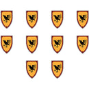 MOC Medieval Accessories Series Building Blocks Military Army Soldier Armour Shield Helmet Sword Crown Weapon Knight Bricks Toys