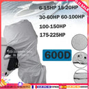 600D 6-225HP 全外置舷外机船用盖 灰色 防水 防刮 重型舷外机保护套