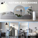 BSEED 1/2/3Gang Touch Switch 1Way Wall Light Switches EU Socket With USB Type-C Interfaces Glass Panel Blue BackLight