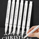 3Pcs/Set High-gloss Acrylic Markers Gold Silver White Painting Graffiti Pens, Waterproof Ink,Practical Portable Markers