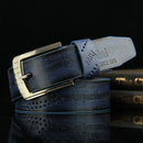 Casual Leather Belt Fashion Vintage Cowboy Pin Buckle Waistband Business Belts Men's Belt