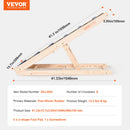 SucceBuy Dog Ramp Folding Ladder Anti-slip High Adjustable Wooden Pet Ramp Removable for Small Old Dog Climb Stairs Sofa Car Bed
