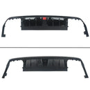 FOR MERCEDES S CLASS W222 B STYLE AMG REAR DIFFUSER TAILPIPE GLOSS BLACK 13-17