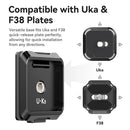Ulanzi UKA01 Uka快拆板和底座套件，兼容Uka和F38快拆板，适用于相机三脚架快拆板