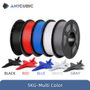ANYCUBIC 5KG PLA Filament For FDM 3D Printer 1.75mm Eco-friendly 3D Printing Material Failment For Kobra S1C K3C EU US Warehouse