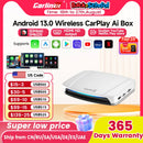 8+128G Carlinkit 车载电视盒 Android 13 无线 Carplay 车载盒子 迷你安卓自动无线适配器 高通8核 Fota 升级 HDMI