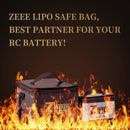 2pcs Zeee Lipo Bag Fireproof Explosionproof Portable RC Car Lipo Battery Storage Safety Bag Specialized Fire Safe Guard Bag